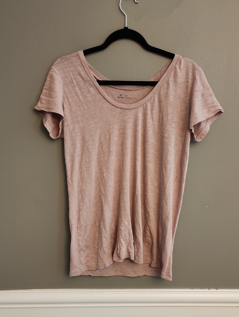 Susina Everyday Scoop Neck Tee